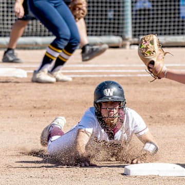 Whitney (white uniforms) is the No. 2 seed in the Sac-Joaquin Section Division 2 playoffs, while Oak Ridge is No. 2 in Division 1. Both teams open play on Wednesday. 