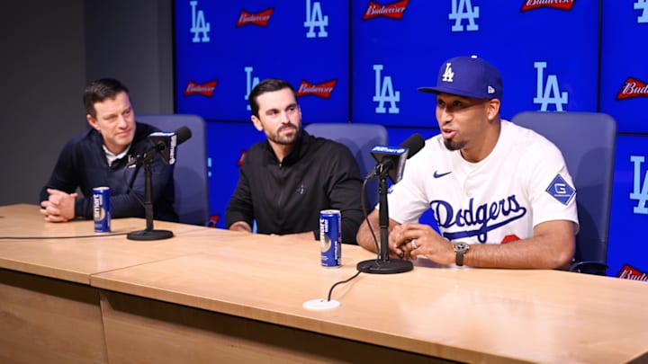 Edwin Díaz is ready to help the Dodgers defend their title. Edwin Díaz is ready to help the Dodgers defend their title.