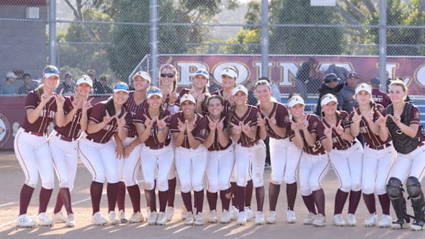 High school softball, California