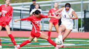 Carondelet and Amador Valley battle on the pitch in North Coast Section girls soccer action