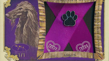 A 2024 Allen & Ginter Stars of the Show "Louis "1/1 Ribbon Relic sold for $3,5000 on eBay.