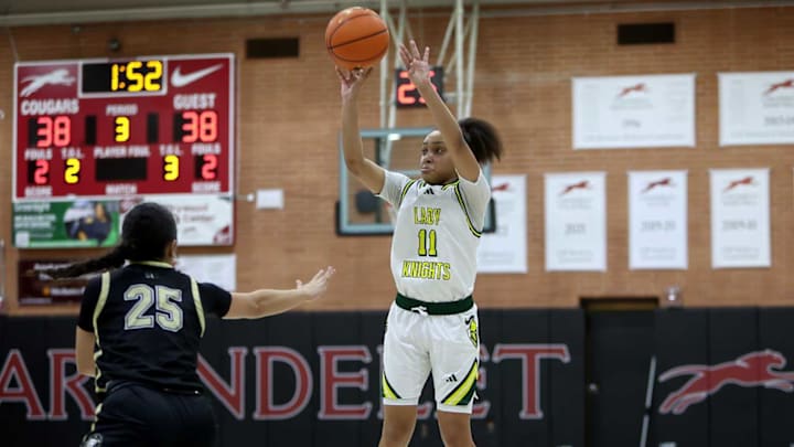Ontario Christian's Kaleena Smith is the No. 1-ranked recruit in the country in the class of 2027. She will play in the Dallas area after Thanksgiving. 