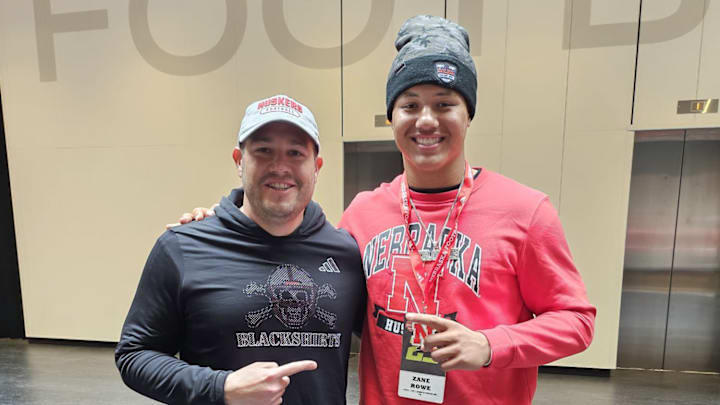 Zane Rowe on his visit to Nebraska Zane Rowe on his visit to Nebraska