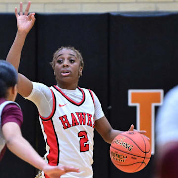 Lift for Life Academy junior guard Zha'viara Harris looks to help her team go back-to-back in the Class 5 girls state championship at the Show-Me Showdown at Mizzou Arena in Columbia.