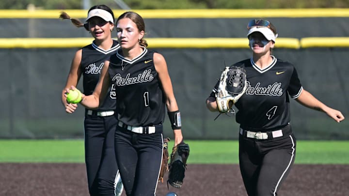Oakville's Addie Frank (4) is one of Missouri's top returning softball players for the 2025 high school season. An all-state performer in 2024, Frank is also a standout baseball player who holds an invitation to travel to Washington D.C. to participate in a draft tryout to become one of 150 players eligible for the 2026 Women's Professional Baseball League Draft. Oakville's Addie Frank (4) is one of Missouri's top returning softball players for the 2025 high school season. An all-state performer in 2024, Frank is also a standout baseball player who holds an invitation to travel to Washington D.C. to participate in a draft tryout to become one of 150 players eligible for the 2026 Women's Professional Baseball League Draft.