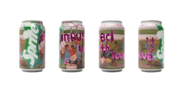 Joe Freshgoods designs for Sprite cans