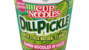 Cup Noodles Dill Pickle arrives for summer slurping