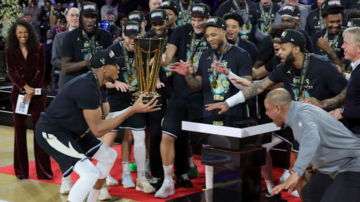 The Milwaukee Bucks won the 2024 NBA Cup. Who will lift the trophy this year? The Milwaukee Bucks won the 2024 NBA Cup. Who will lift the trophy this year?