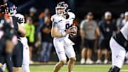 Denton Ryan quarterback Quin Henigan threw four touchdowns in a bi-district win against Fort Worth Chisholm Trail. 