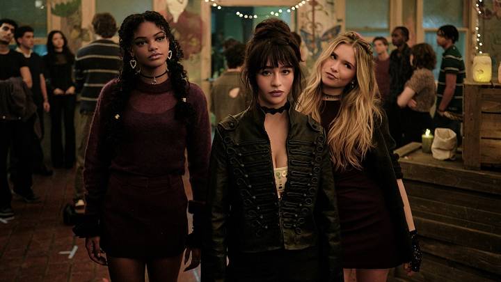 Jordan Leftwich, Malina Weissman, and Ora Duplass in Coven Academy