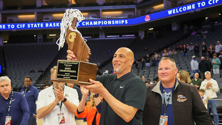 Eastvale Roosevelt boys basketball coach Stephen Singleton announced his retirement from the Mustangs after 10 years at the helm, including a CIF State Open Division title in 2025.