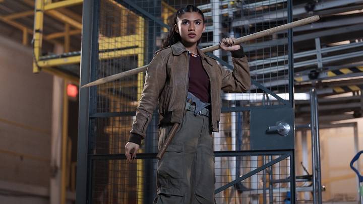 Dior Goodjohn (Clarisse La Rue) in Percy Jackson and the Olympians season 2 Episode 7. Courtesy of Disney+.