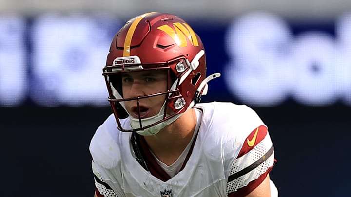 Washington Commanders wide receiver Luke McCaffrey