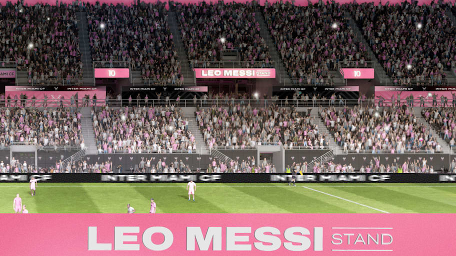 Leo Messi stand