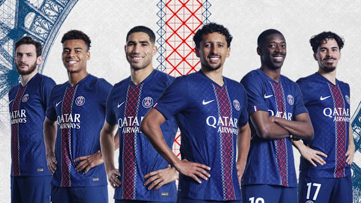 PSG's new home kit. PSG's new home kit.