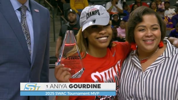 Aniya Gourdine Wins 2025 SWAC Tournament MVP Award
