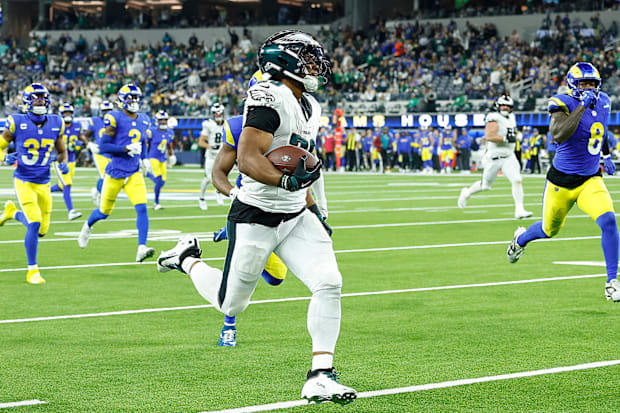 Philadelphia Eagles running back Saquon Barkley