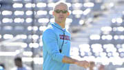Nov 23, 2024; Tallahassee, Florida, USA; Florida State Seminoles head coach Mike Norvell before the game against the Charleston Southern Buccaneers at Doak S. Campbell Stadium. Mandatory Credit: Melina Myers-Imagn Images