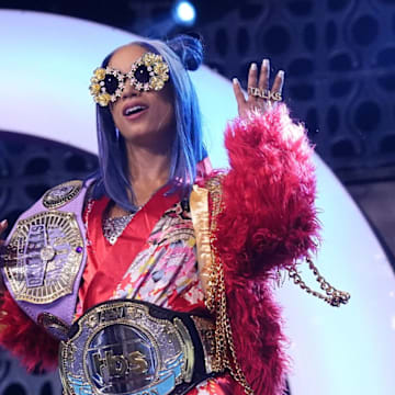 AEW TBS Mercedes Mone comes out for AEW All Out.