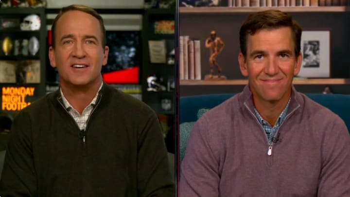 Peyton and Eli Manning decided that no one watching this week's ManningCast cared about Disney's carriage dispute with ESPN.