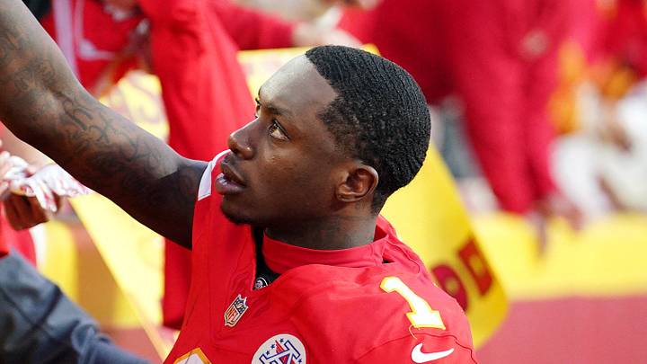 Kansas City Chiefs wide receiver Xavier Worthy (1)