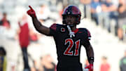San Diego State Aztecs running back Byron Cardwell Jr. (21).