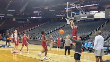 Alabama Basketball Practice Before BYU