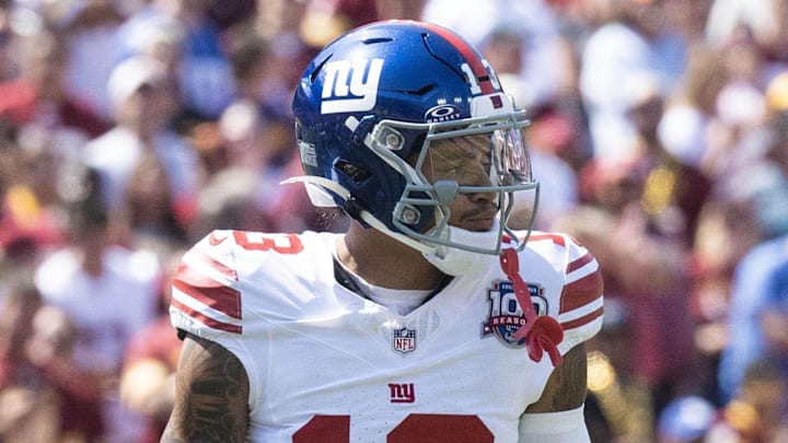 New York Giants wide receiver Jalin Hyatt 