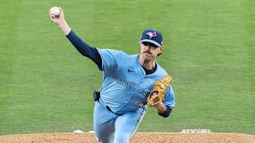 Blue Jays Game 4 starter Shane Bieber allowed four hits and one run in 5 1/3 innings.