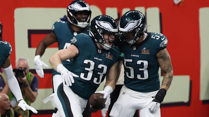 Eagles rookie Cooper DeJean will never forget this pick-six in Super Bowl LIX. Eagles rookie Cooper DeJean will never forget this pick-six in Super Bowl LIX.