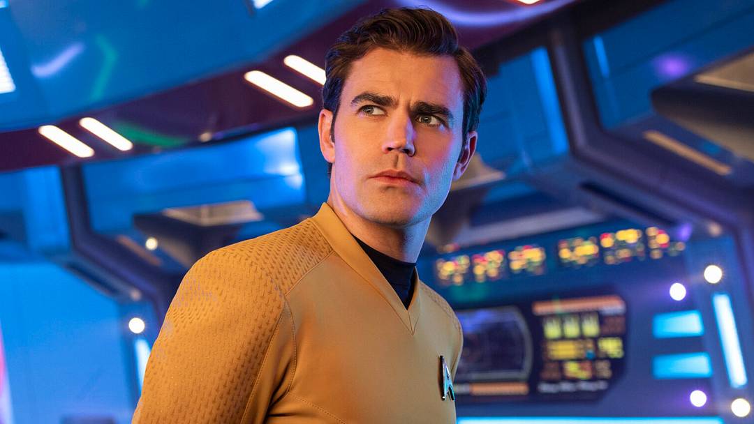 Paul Wesley as Kirk in Star Trek: Strange New Worlds, streaming on Paramount+, 2023. Photo Cr: Kharen Hill/Paramount+