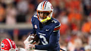 Auburn Tigers wide receiver Perry Thompson has been giving it his all this season
