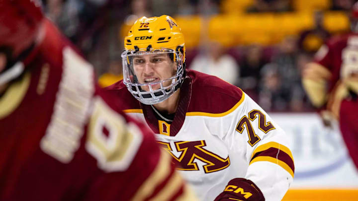 Erik Pahlsson of the Golden Gophers.