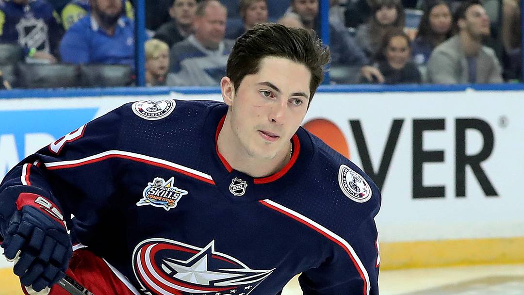 Metropolitan Division defenseman Zach Werenski (8) 