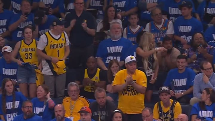 Tyrese Haliburton's girlfriend Jade Jones got into it with a few Oklahoma City Thunder fans during Game 2 of the 2025 NBA Finals.