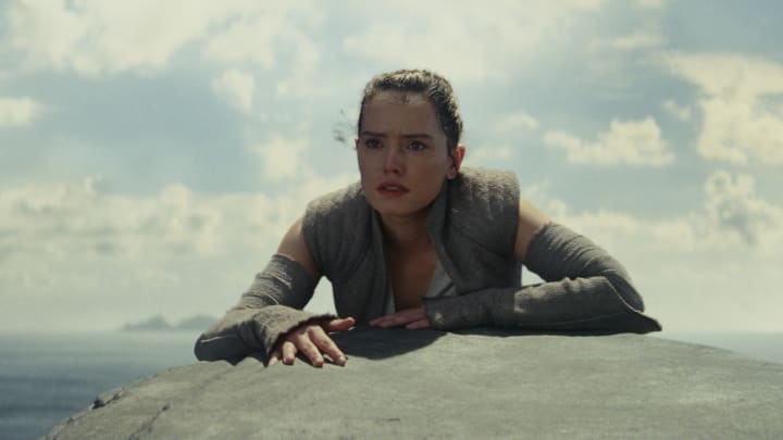 Star Wars: The Last Jedi..Rey (Daisy Ridley)..Photo: Lucasfilm Ltd. ..© 2017 Lucasfilm Ltd. All Rights Reserved.