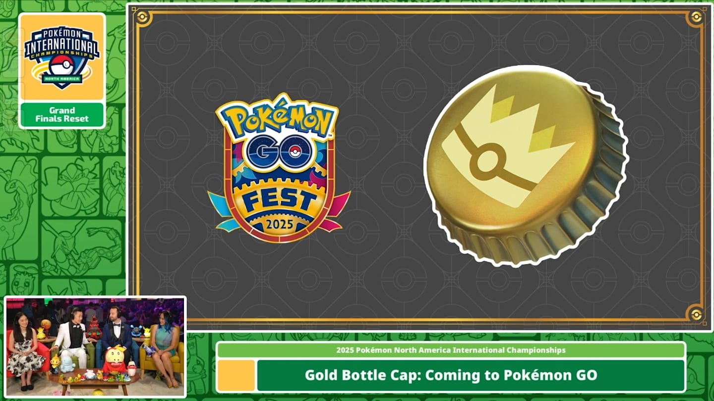 Pokémon GO Adds Limited Gold Bottle Caps for Hyper Training