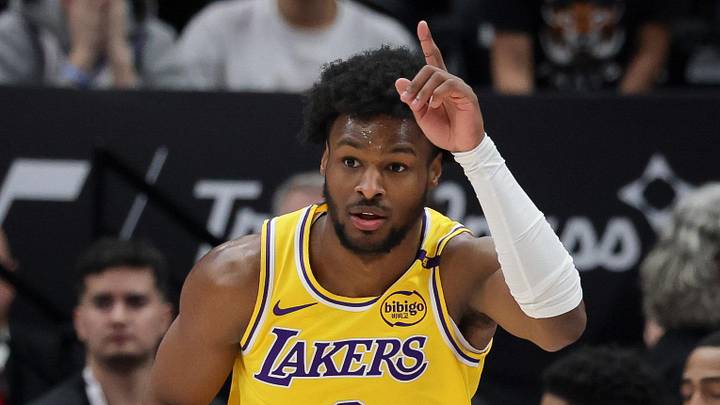 Los Angeles Lakers guard Bronny James