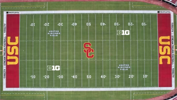 New DirecTV logos after sponsorship with USC Trojans athletics