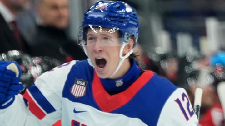 Matt Boldy came to the defense of Minnesota Wild GM Bill Guerin after winning a Gold medal at the Milan Olympics. (Mandatory Credit: Amber Searls-Imagn Images)