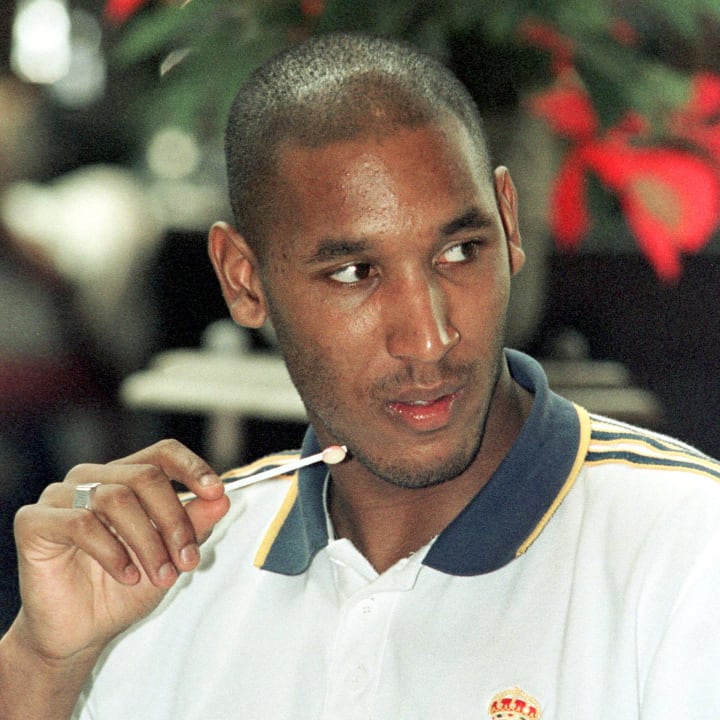 French soccer forward Nicolas Anelka of