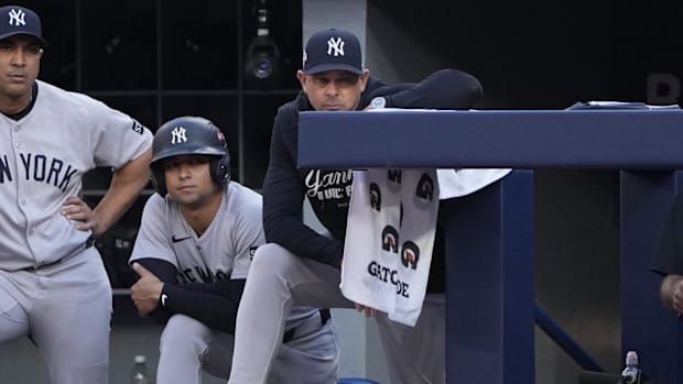 New York Yankees manager Aaron Boone