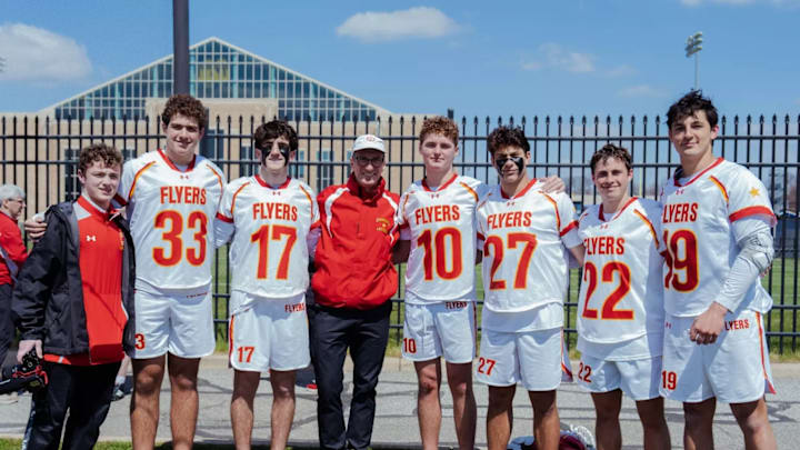 The Chaminade boys lacrosse team The Chaminade boys lacrosse team