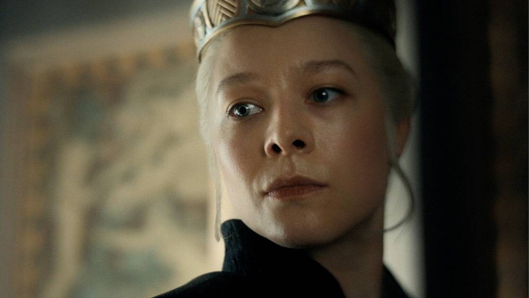 Rhaenyra Targaryen (Emma D'Arcy) in House of the Dragon season 3. 