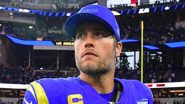 Los Angeles Rams quarterback Matthew Stafford.