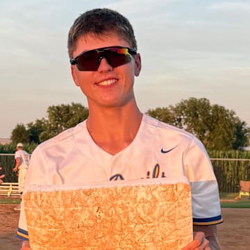 Trey Wight of Martendale-St. Marys broke the Iowa high school baseball single-season record for doubles Tuesday night.