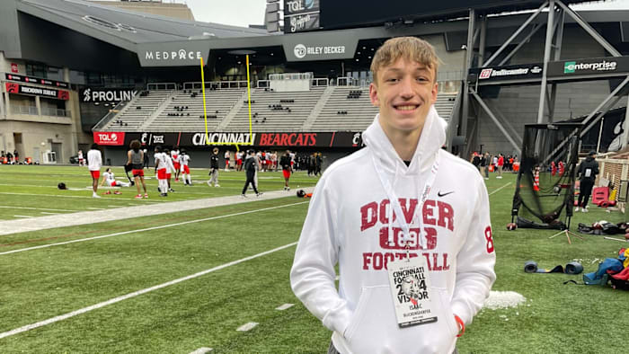 2025 Athlete Isaac Blickensderfer Talks Cincinnati Bearcats Visit