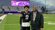 Wide receiver Dylan Robinson visited the UW in February. 