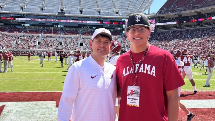 Alabama lands 4-star tight end Kaleb Edwards from Northern California's Oak Ridge High in El Dorado Hills.