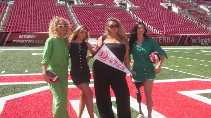 Jasmine Sanders, Katie Austin, Hunter McGrady and Brenna Huckaby